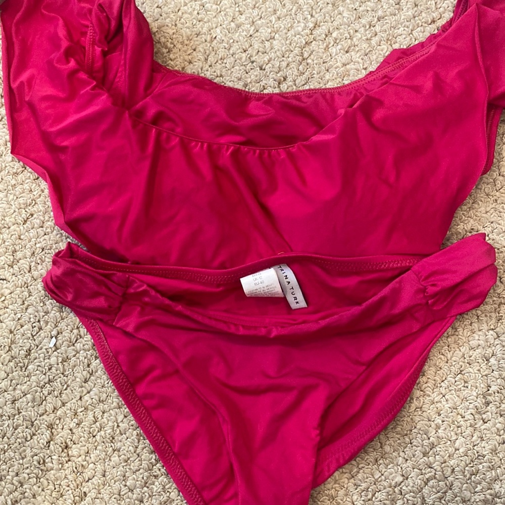 Trina Turk swimsuit (top and bottom)